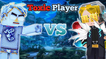 Destroying TOXIC PLAYER In Bed Wars 🥶🔥 || Blockman Go ||