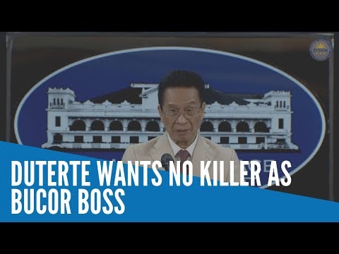 Duterte wants no killer as BuCor boss; looks out for ‘honesty, competence’