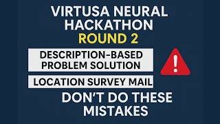 Virtusa Round 2  assessment Details | Pattern + Location Survey Update