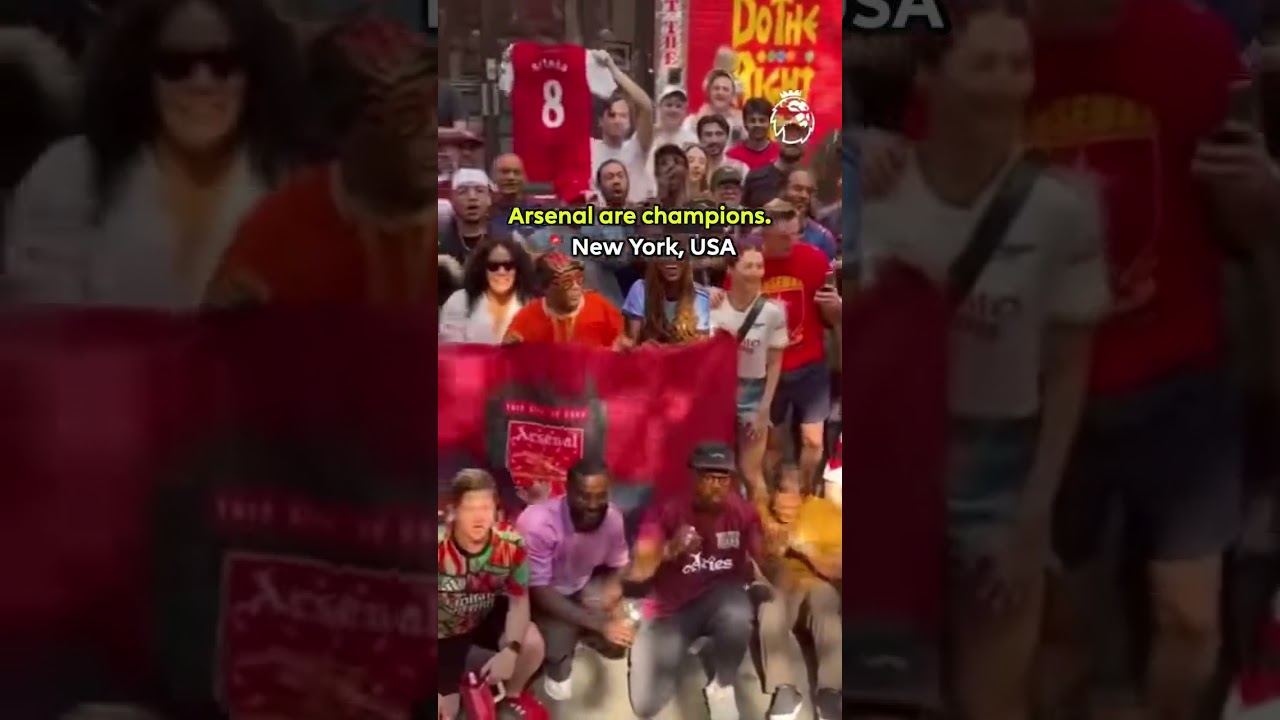CELEBRATE IN EVERY COUNTRY | ARSENAL CHAMPION #arsenal #goals #premierleague #championsleague