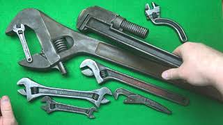 Tool haul Collection (12)  guessed the price bahco 30in also extremely rare double headed bahco 131