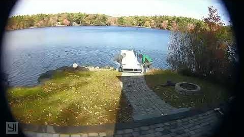 Pulling a flow dock for winter