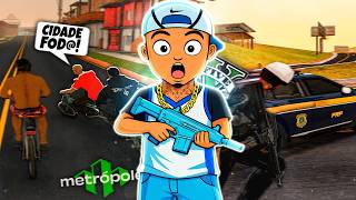 1 Dia na METROPOLE do Fivem MTA RP!