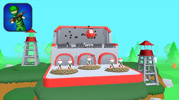 Stickman War 3D: Shoot N Merge - Part 1 Stick War Army Commander Merge Game - Gameplay Walkthrough