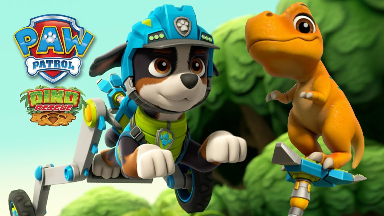 NEW PUP! PAW Dino Rescue! Rex, the Dino Whisperer! - PAW Patrol Official & Friends - YouTube