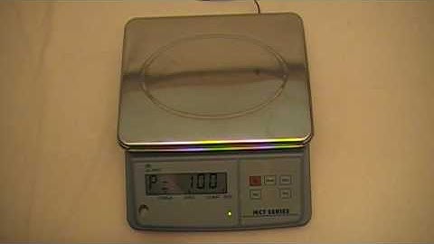 Setting Up The LW MCT Scale For Counting