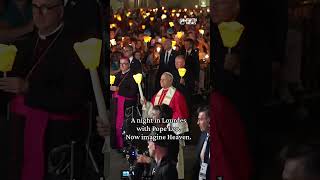 A night in Lourdes with Pope Leo. Now imagine Heaven.