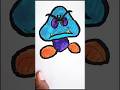 Super Mario Drawing Easy Tutorial 🍄 | How to Draw Mario #shorts