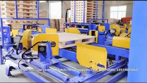 Euro EPAL Wooden Pallet Block Pallet Nailng Machines