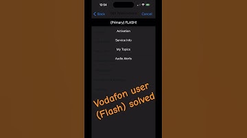 Vodafone user Flash messages problems solved on iphone15. #shortsvideo # iPhone #iphone15 #vodafone