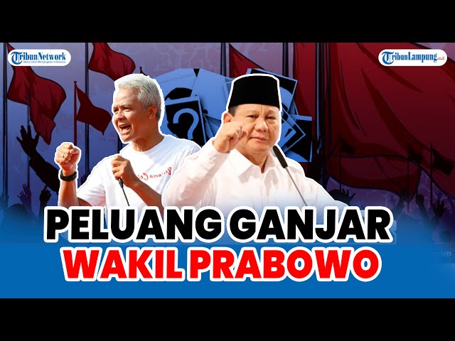 PDIP Buka Peluang Ganjar Jadi Wakil Prabowo? #tribunlampung class=