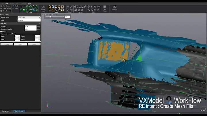 VXmodel Workflow Reverse Engineering