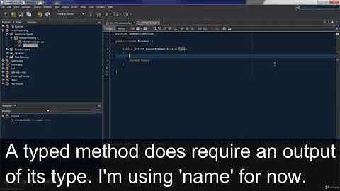 Java Masterclass  Beginner to OOP Programming with NetBeans - Typed Method Practice