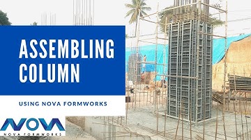 Column Assembly of Nova formwork Panels www.novaformworks.com