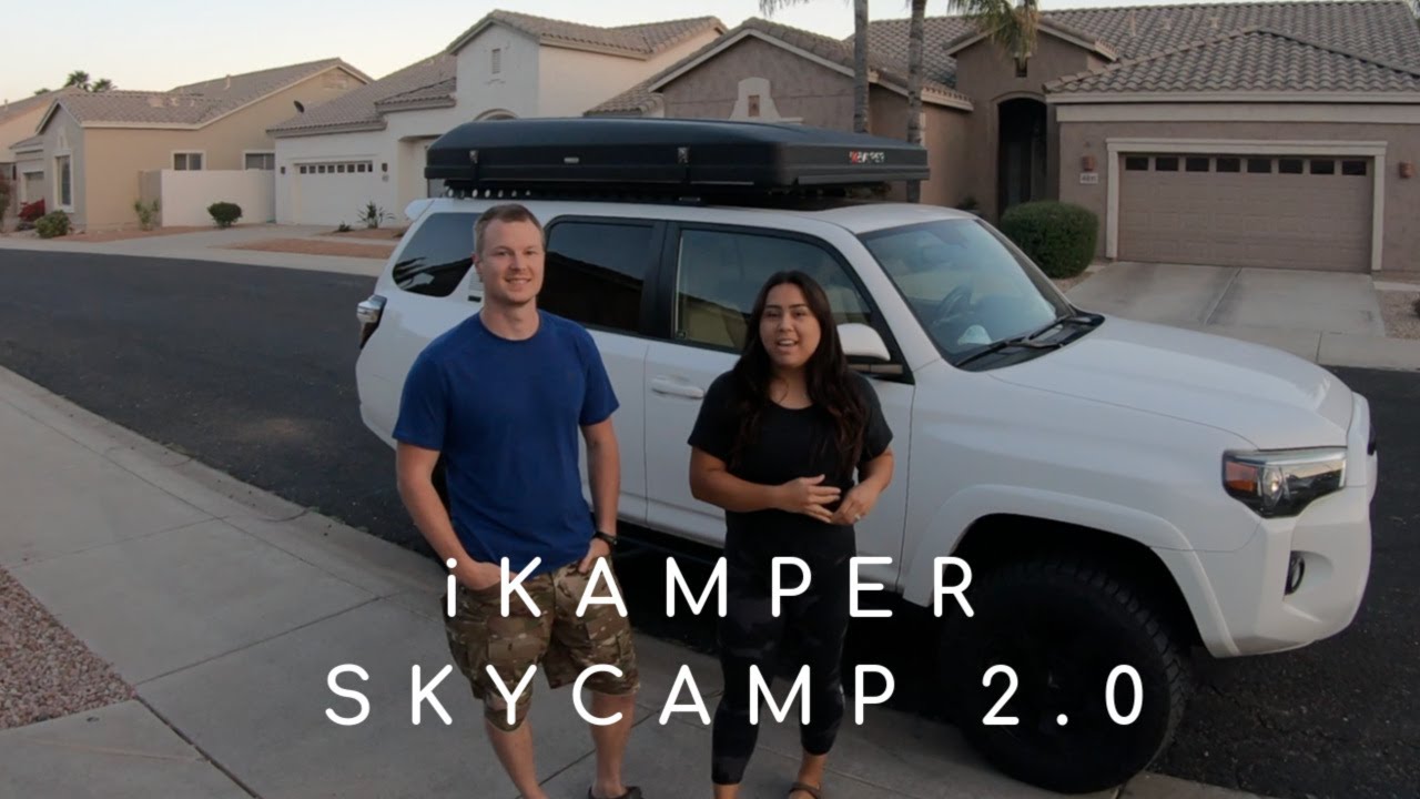 Our New Rooftop Tent Ikamper Skycamp 2 0 Rocky Black Youtube