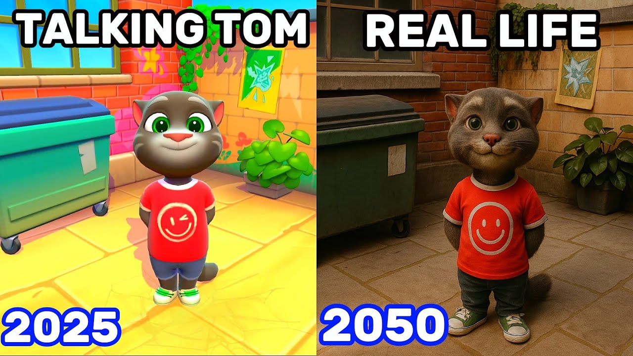 Talking Tom Cat 2025 In Real Life