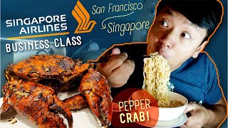 Singapore PEPPER CRAB & Singapore Airline Business Class BOOK THE COOK Review Singapore PEPPER CRAB & Singapore Airline Business Class BOOK THE COOK Review