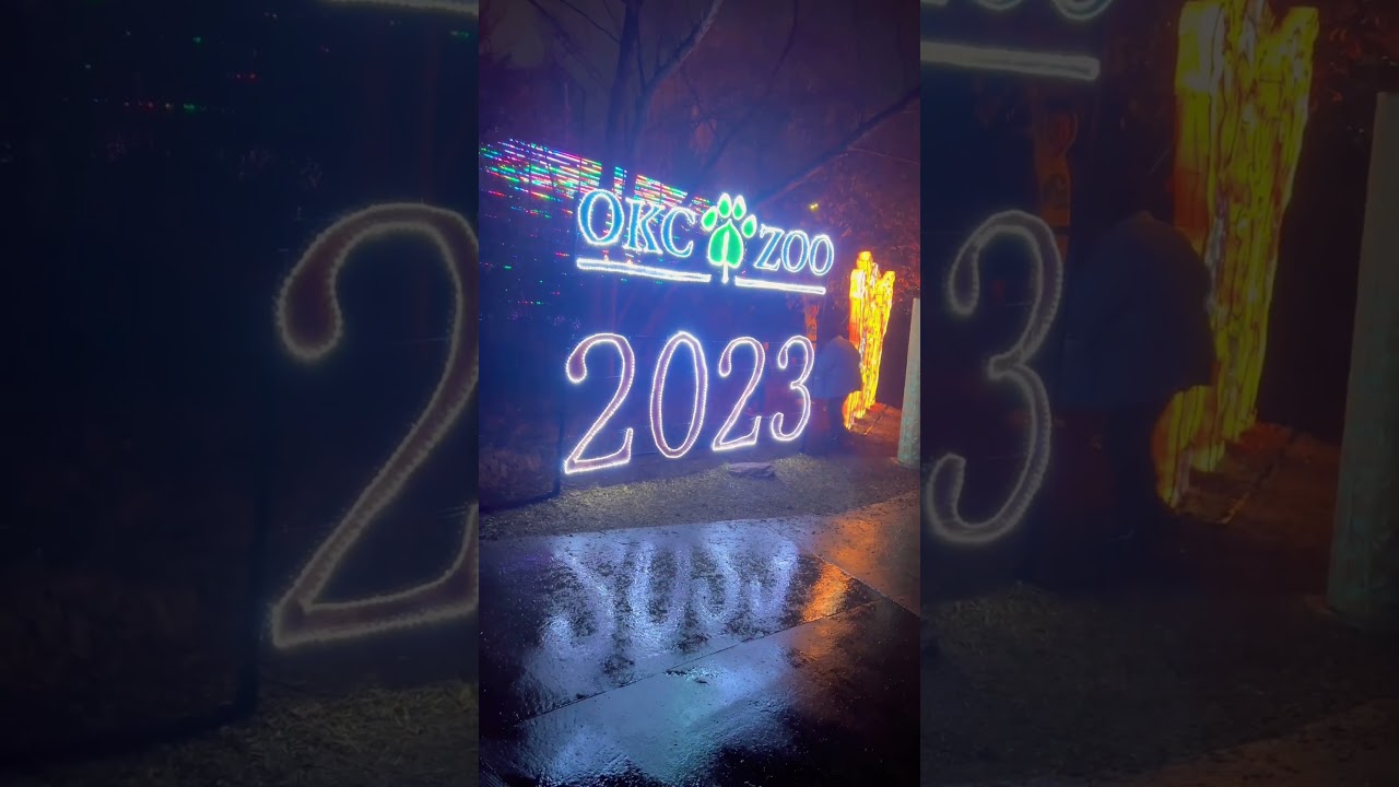 Oklahoma City Zoo Safari Lights /Christmas Lights 2023, Oklahoma