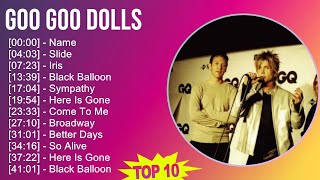 Goo Goo Dolls 2025 MIX Best Hits - Name, Slide, Iris, Black Balloon