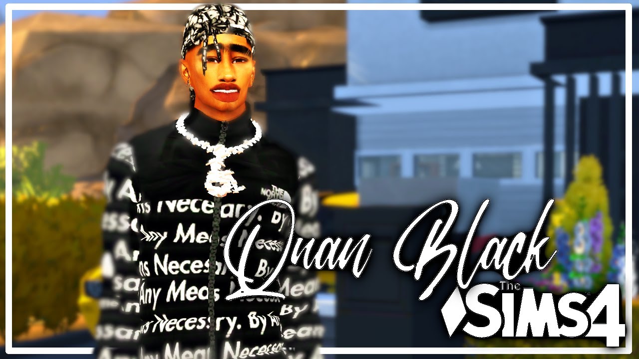 URBAN MALE | SIMS 4 CAS | QUAN BLACK | CC FOLDER + SIM DOWNLOAD - YouTube