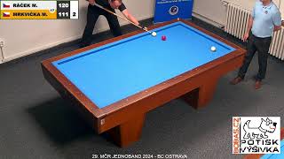 Czech Championship | 1-cushion | SF | Martin Mrkvička v Milan Ráček