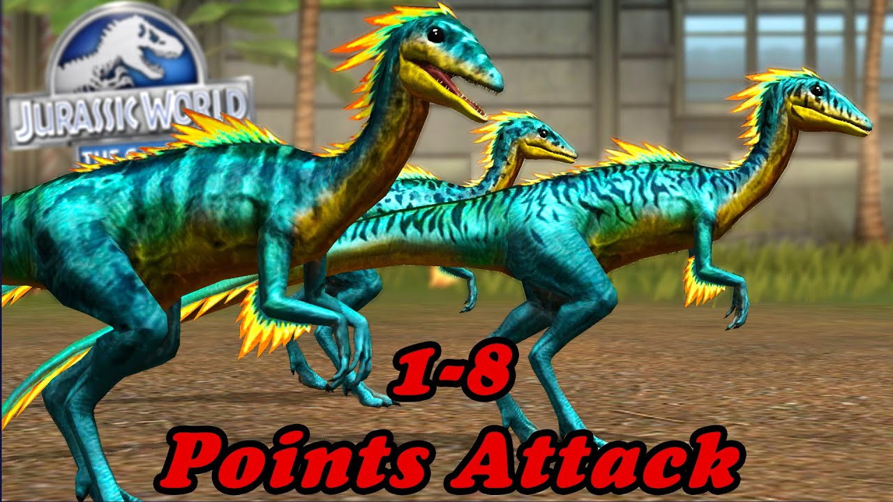 New Attack Animation Compsognathus Max Level 40 1 8 Points Jurassic World The Game Hoorikz 