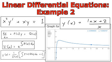 Linear Differential Equations: Integrating Factor