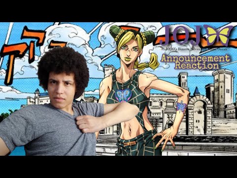 JoJo's Bizarre Adventure Part 6: Stone Ocean Announcement Reaction