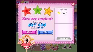 Candy Crush Saga Level 555 ★★★ NO BOOSTER