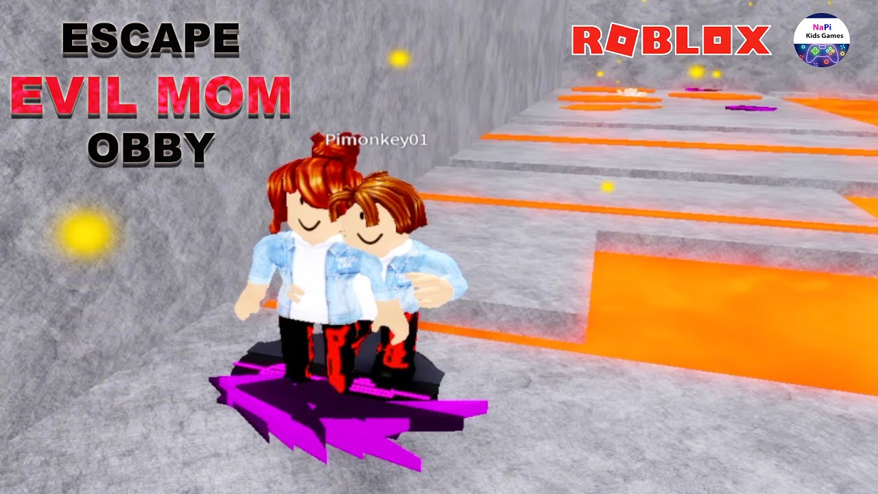 Roblox ESCAPE EVIL MOM OBBY | NaPi Kids Games