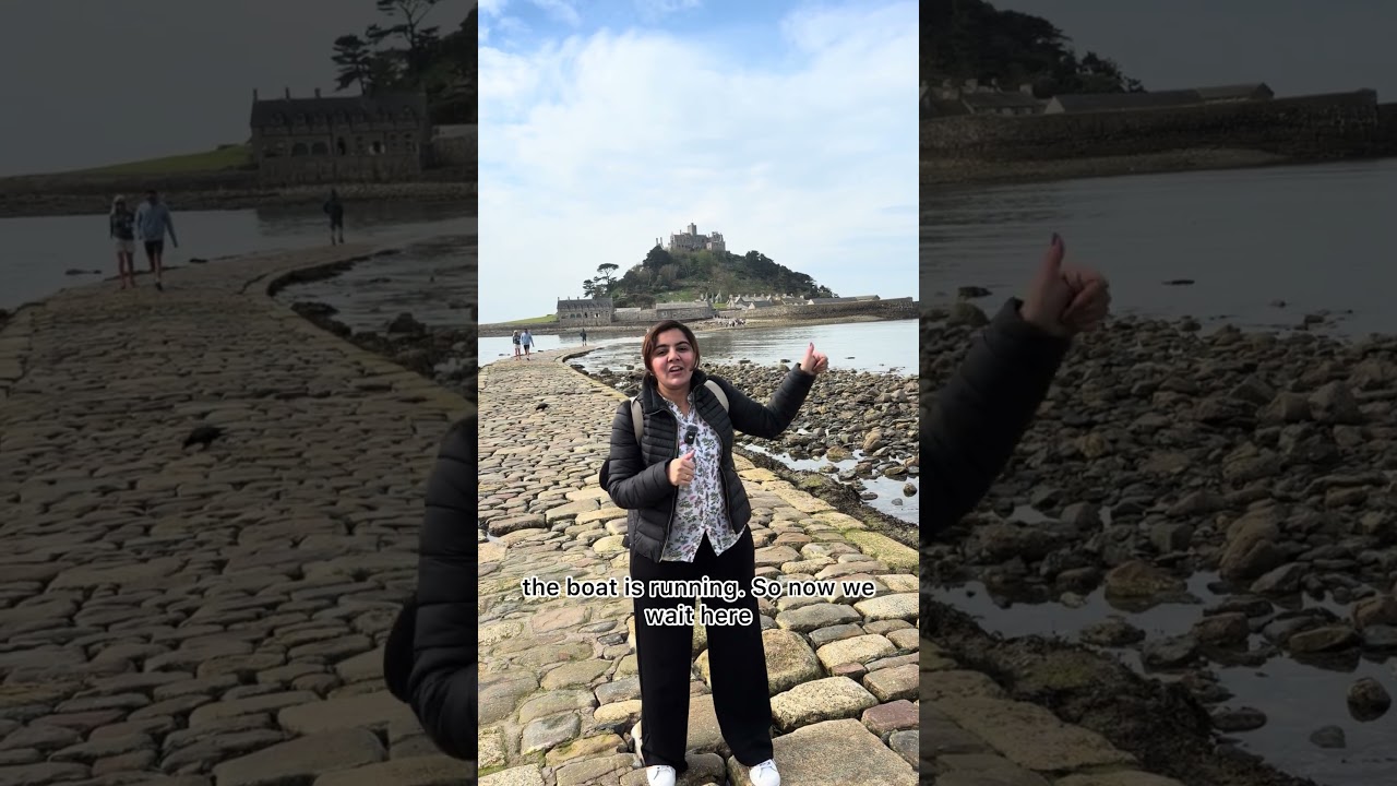 Am in middle of the Island - Cornwall - UK #youtubeshorts #youtubeshorts #travelvlog #indianinuk