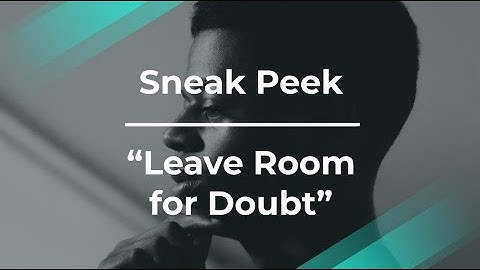Sneak Peek: Leave Room for Doubt by Shutterstock Product Manager