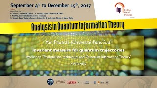 Invariant measure for quantum trajectories