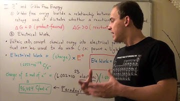 Cell Voltage and Gibbs Free Energy