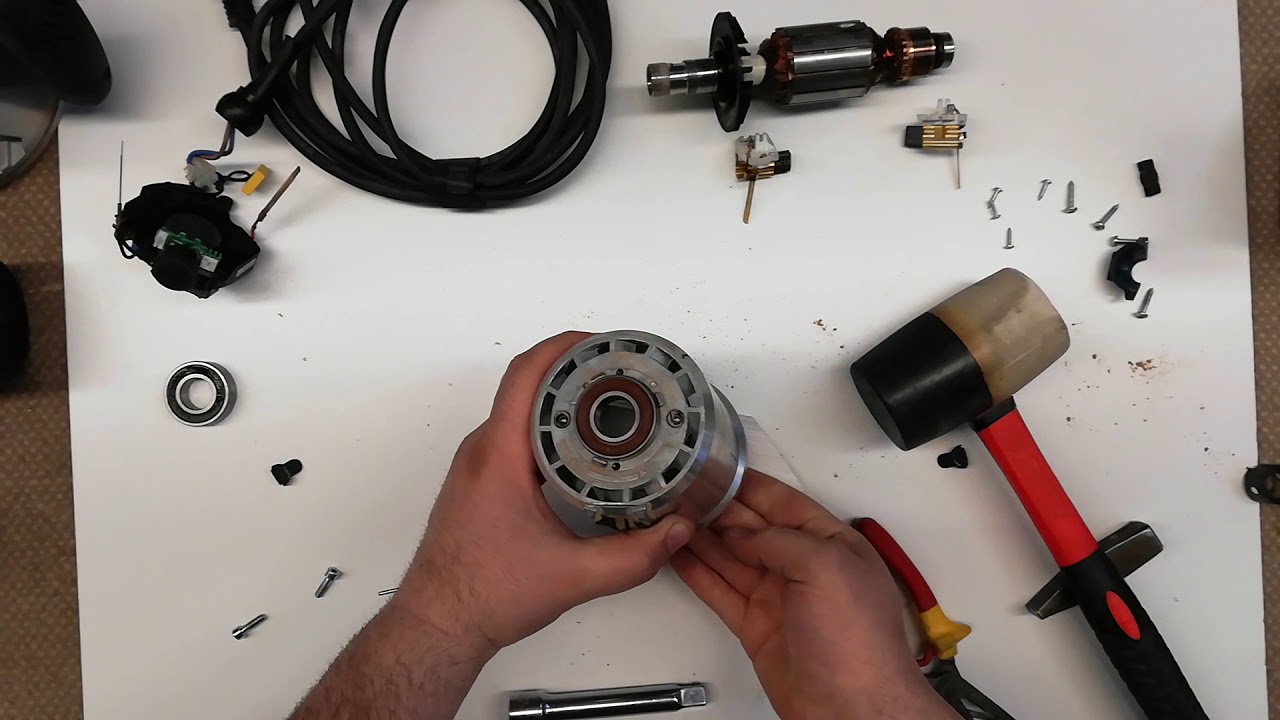 Zamena ležaja na Bosch GOF/GKF 1600CE frezeru / change ballbering on router