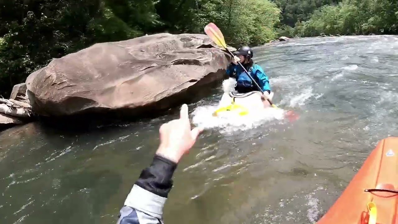 Double Trouble Under-cut Blast Rock | Ocoee River Hazard Guide