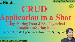 #36 CRUD App using JPA, Thymeleaf and Spring Boot | CREATE, READ, UPDATE, DELETE API in one video