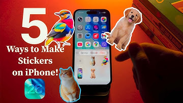 5 Easy Ways to Make Your Own Stickers on iPhone iOS 26 | hidden features, stickers iPhone #sticker