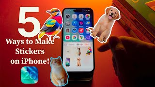 5 Easy Ways to Make Your Own Stickers on iPhone iOS 26 | hidden features, stickers iPhone #sticker