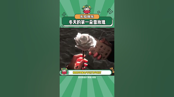 快让朋友给你做冬天的第一朵雪玫瑰#雪玫瑰#冬天#浪漫#玫瑰#娱乐评论大赏#shorts