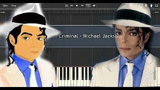 Michael Jackson - Smooth Criminal - Synthesia Piano Tutorial screenshot 1