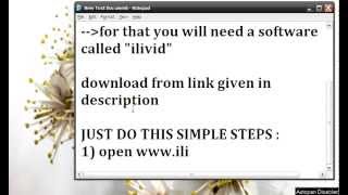 : How To Download YouTube Videos: TUTORIALS [_FREE_] (with help of software called ilvid) screenshot 5