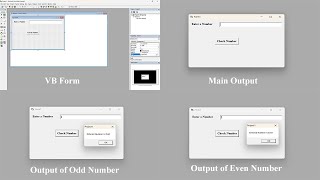 How To Check Weather The Enter Number is Even Or Enter Number is Odd (Even Or Odd) in VB 6.0