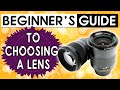 Beginner's guide to choosing a lens -  Which lens to buy first