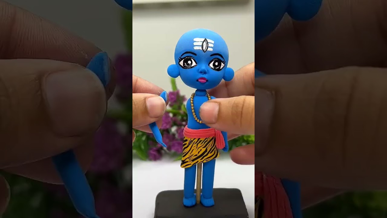 Diy Shiv Idol With Clay 😍 