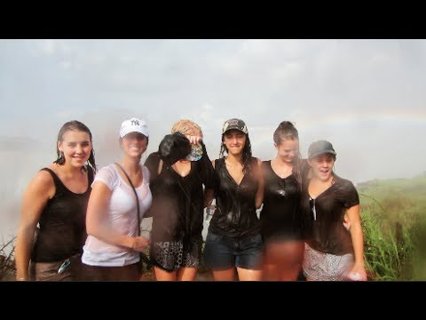 Getting Wet at Victoria Falls (Zimbabwe)