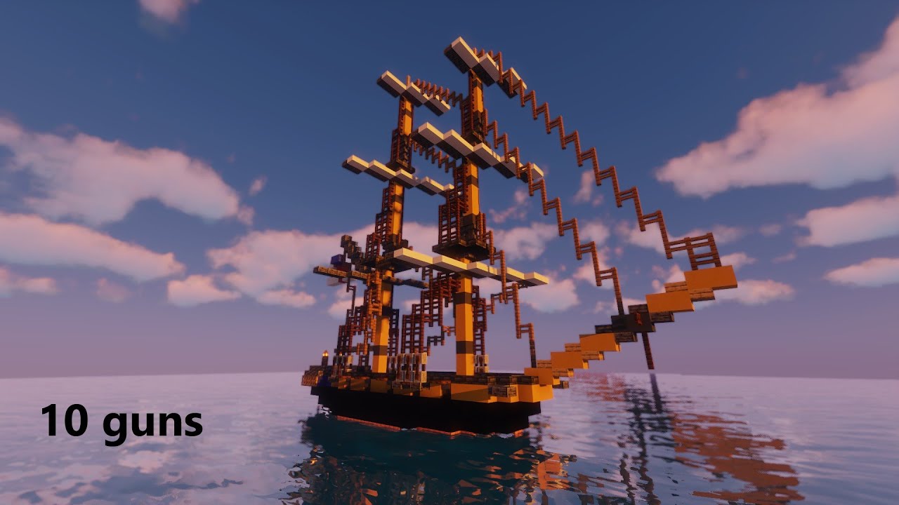 Minecraft: 10 gun brig