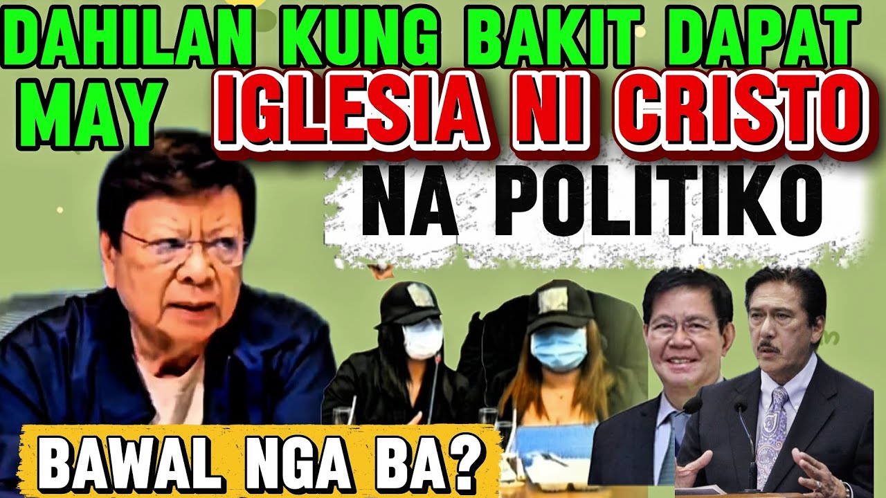 DAHILAN KUNG BAKIT DAPAT MAY IGLESIA NI CRISTO na..POLITIKO.Sen Marcoleta ay INC na politko,Bawal ba
