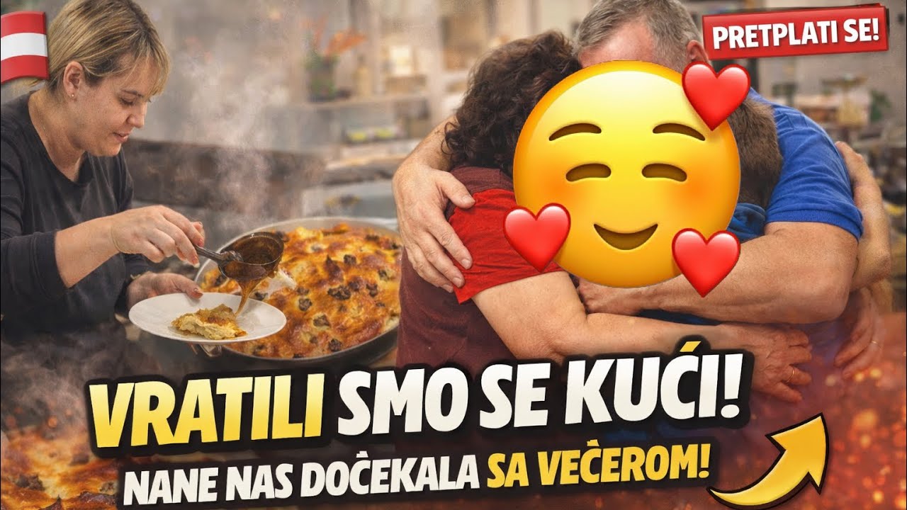 Nane i Dedo docekali svoju unucad rasirenih ruku - na stolu topla Vecera ❤️🍀