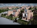 Ituze village  new houses with common sportsground in kanombe kigali rwanda